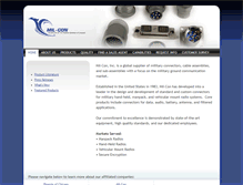 Tablet Screenshot of mil-coninc.com